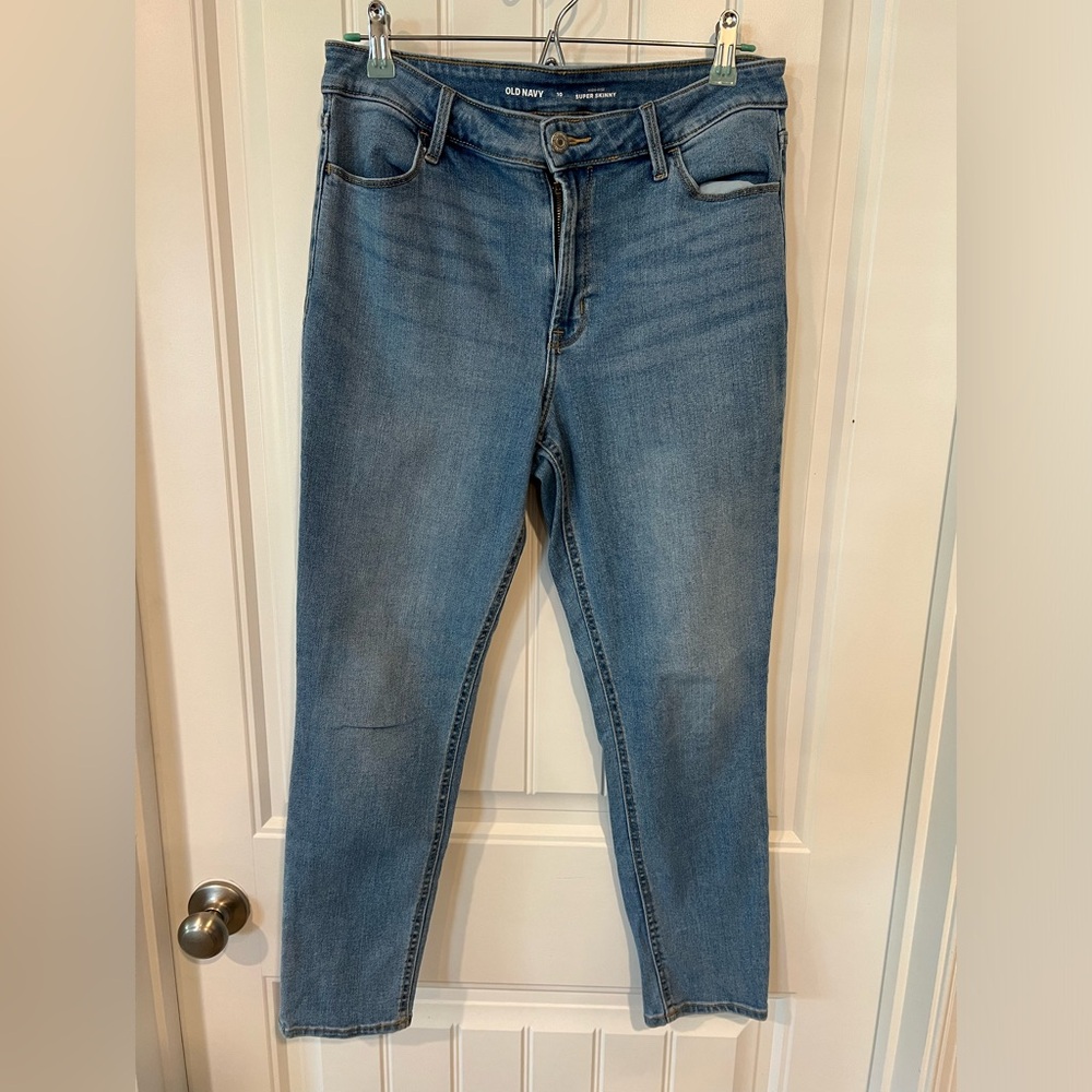 Old Navy Sz 10 super skinny high rise